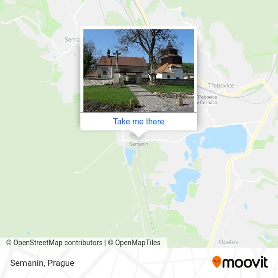 Карта Semanín