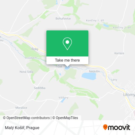 Malý Košíř map