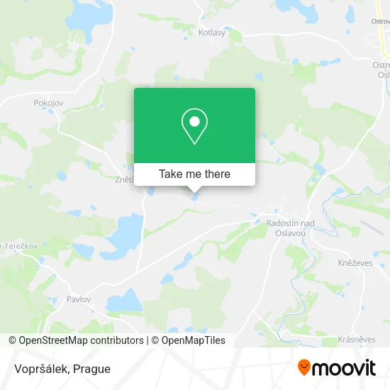 Карта Vopršálek