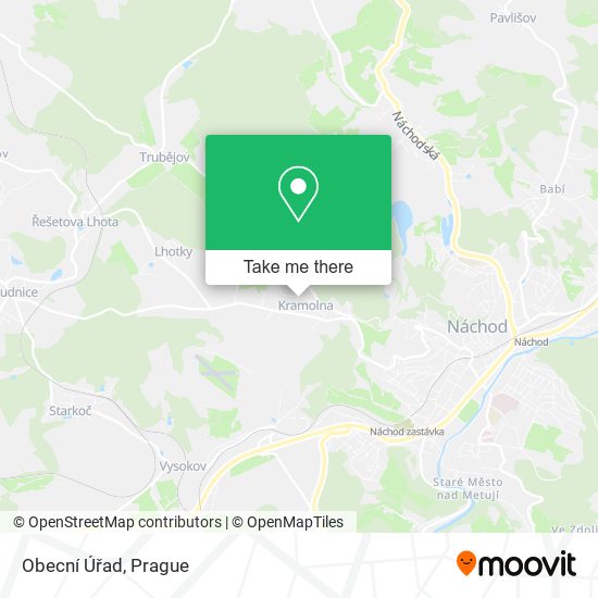 Obecní Úřad map
