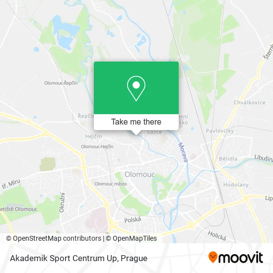 Карта Akademik Sport Centrum Up