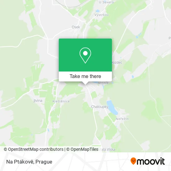 Карта Na Ptákově