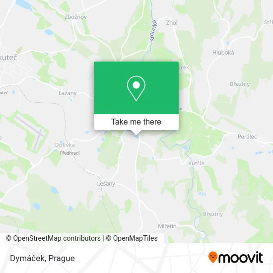Карта Dymáček