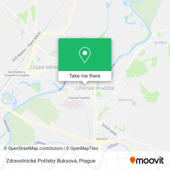 Карта Zdravotnické Potřeby Buksová