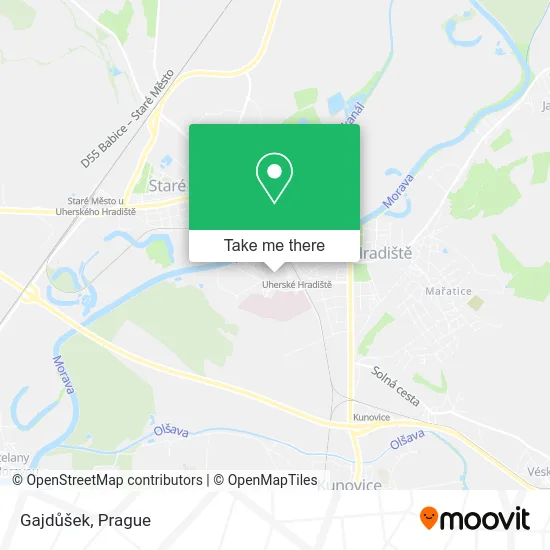 Карта Gajdůšek