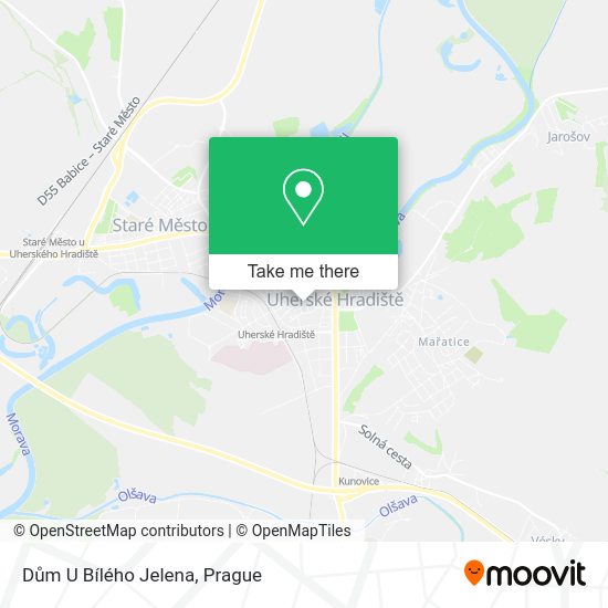 Dům U Bílého Jelena map