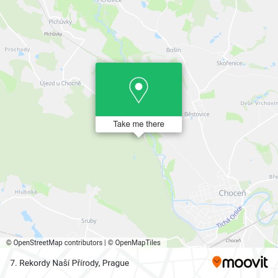 7. Rekordy Naší Přírody map