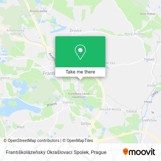 Františkolázeňský Okrašlovací Spolek map