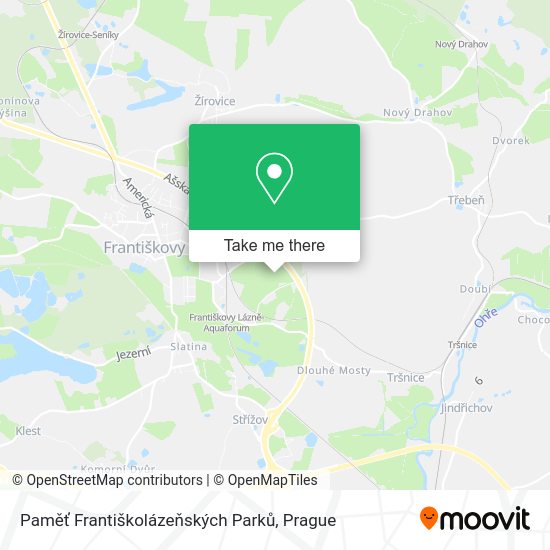Paměť Františkolázeňských Parků map