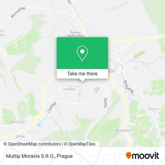 Multip Moravia S.R.O. map