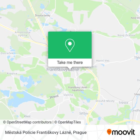 Městská Policie Františkovy Lázně map