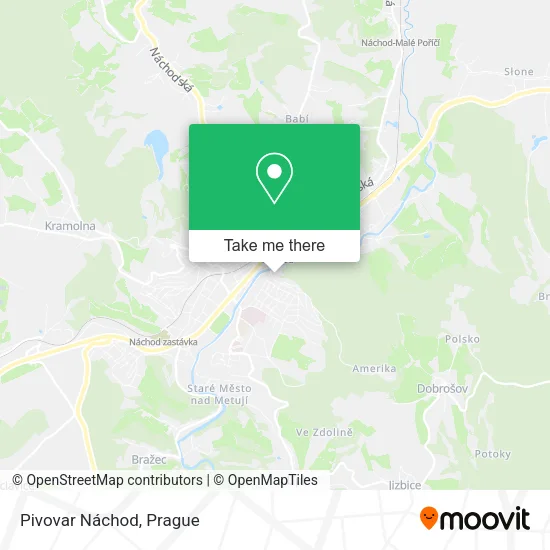 Карта Pivovar Náchod