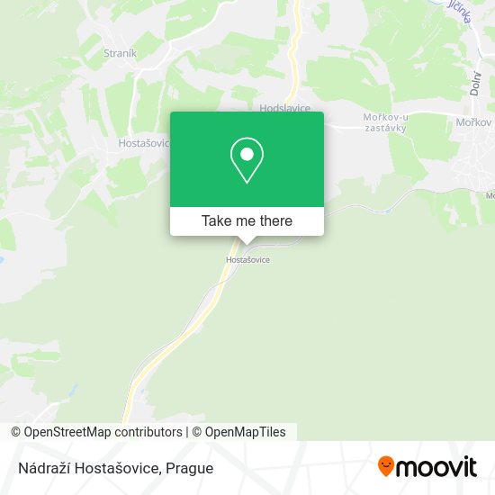 Nádraží Hostašovice map
