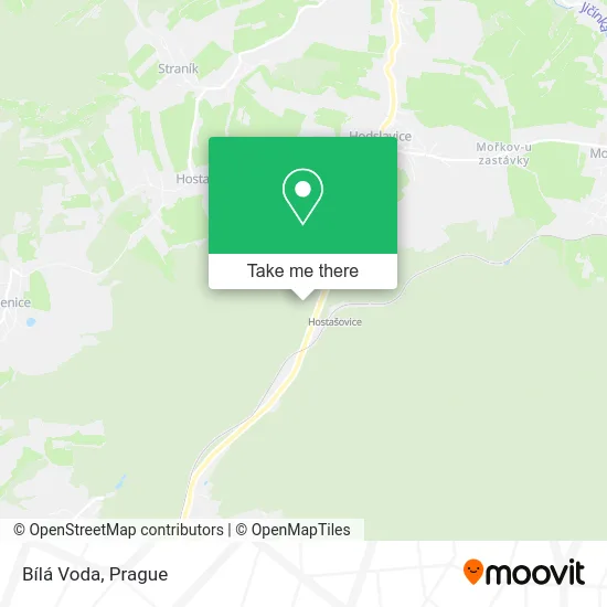 Карта Bílá Voda