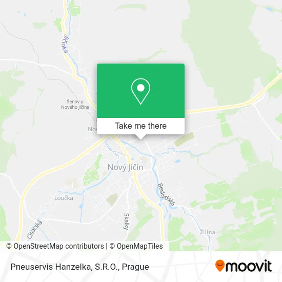 Карта Pneuservis Hanzelka, S.R.O.