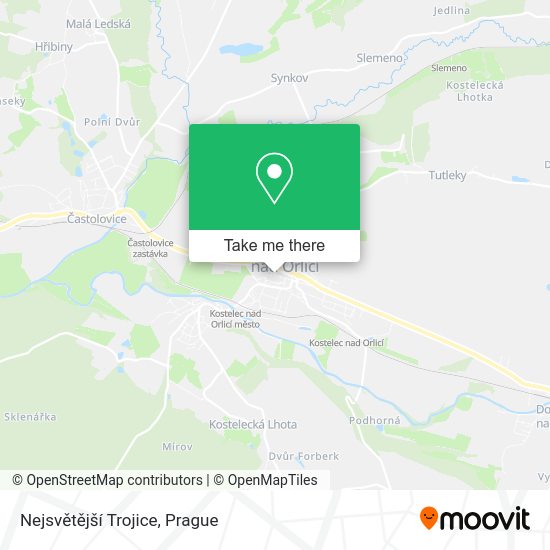 Nejsvětější Trojice map