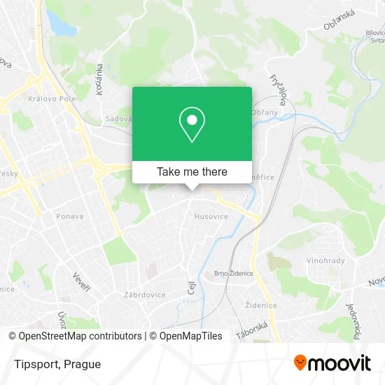Tipsport map
