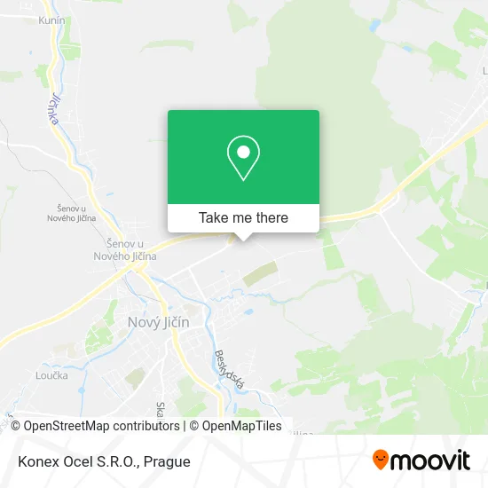 Карта Konex Ocel S.R.O.