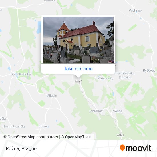 Rožná map