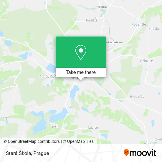 Карта Stará Škola