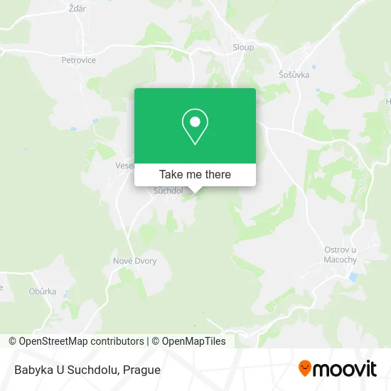 Карта Babyka U Suchdolu