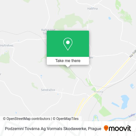 Podzemní Továrna Ag Vormals Skodawerke map