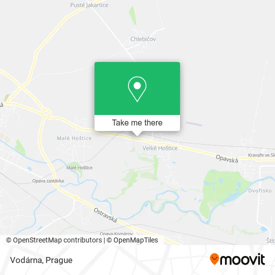 Карта Vodárna