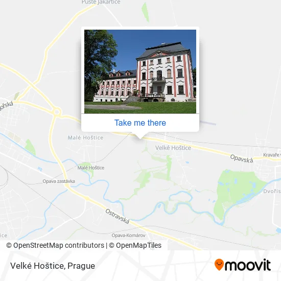 Карта Velké Hoštice