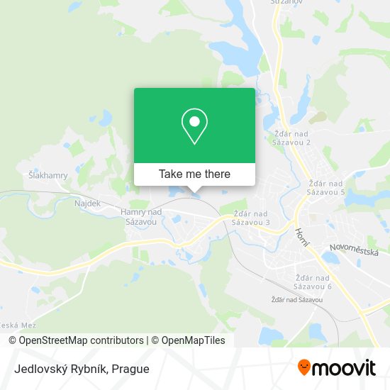 Jedlovský Rybník map