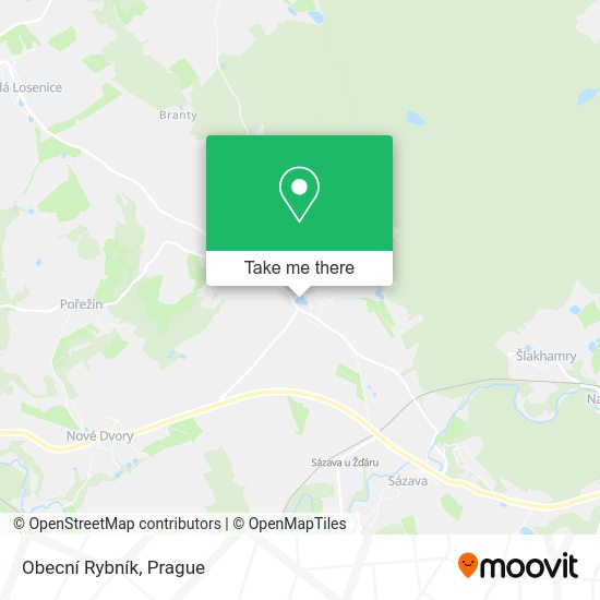 Obecní Rybník map