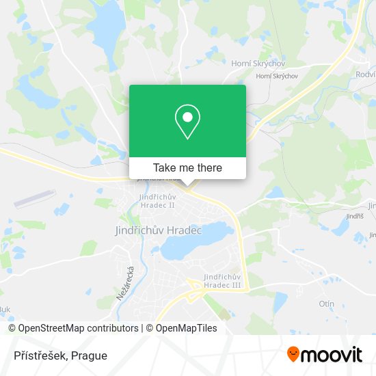 Přístřešek map