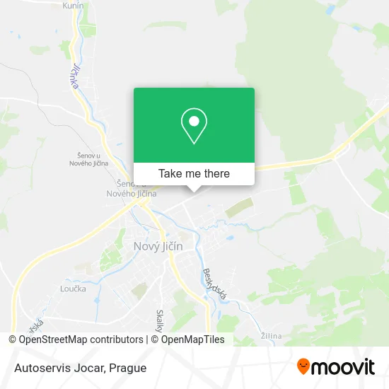 Карта Autoservis Jocar