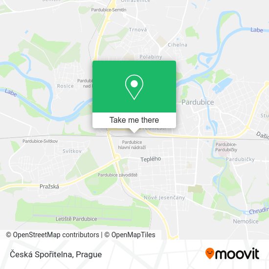 Česká Spořitelna map