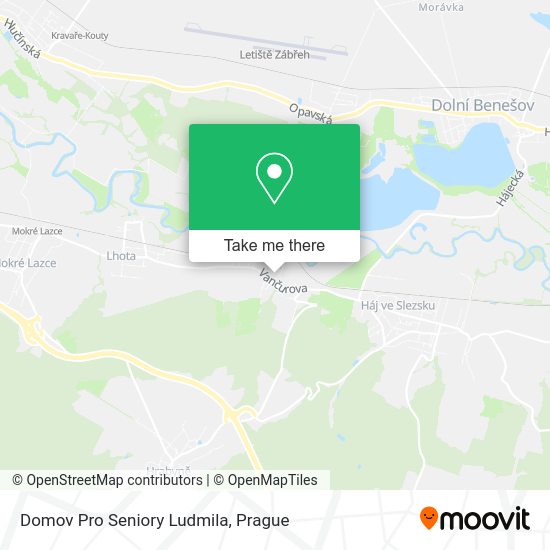Domov Pro Seniory Ludmila map