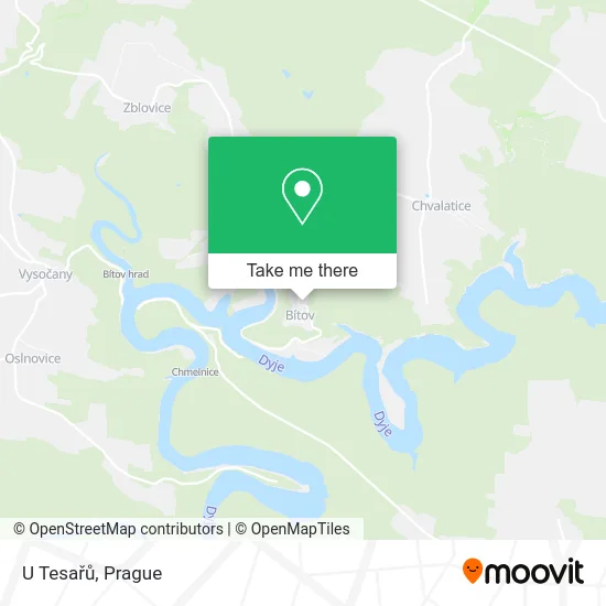 Карта U Tesařů