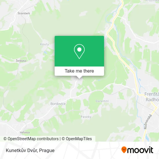 Карта Kunetkův Dvůr