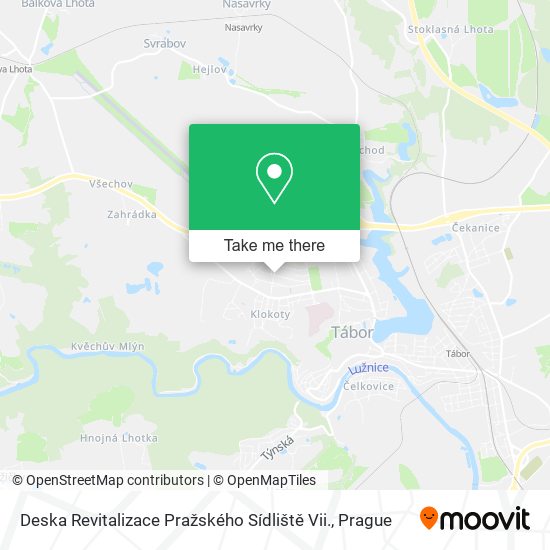 Deska Revitalizace Pražského Sídliště Vii. map