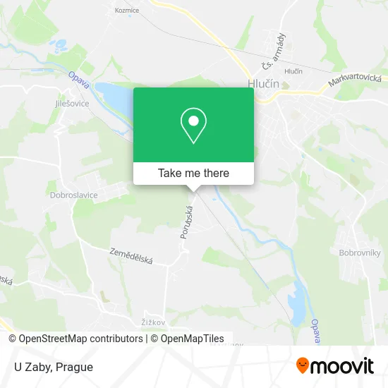 Карта U Zaby