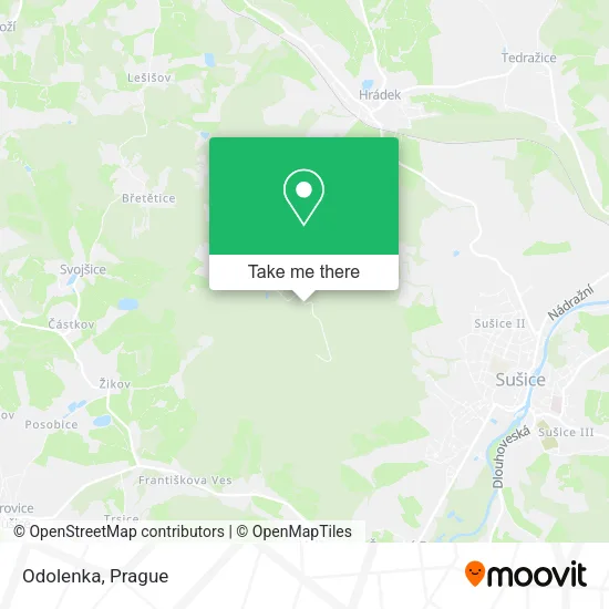 Карта Odolenka