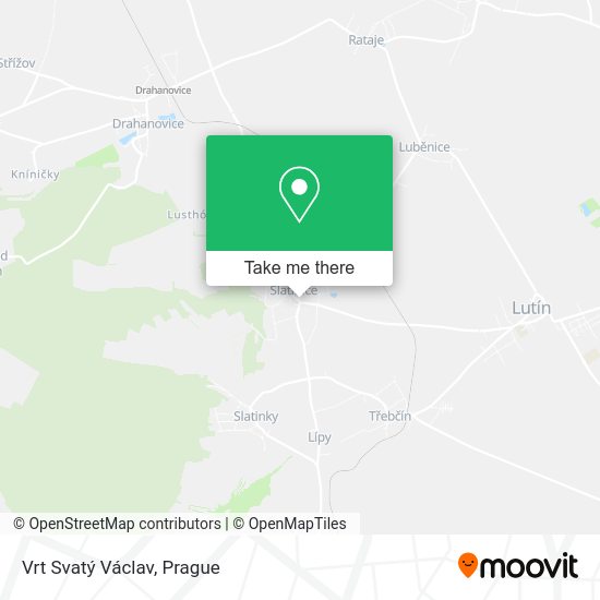 Vrt Svatý Václav map