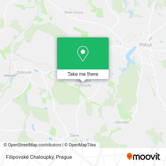 Filipovské Chaloupky map