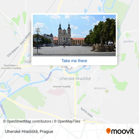 Uherské Hradiště map