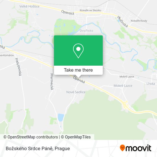 Božského Srdce Páně map