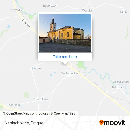 Карта Neplachovice