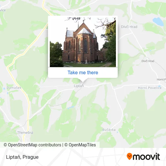 Карта Liptaň