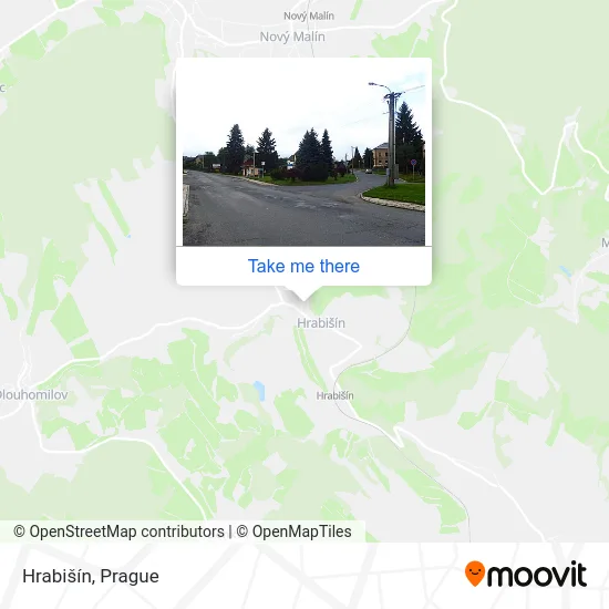 Карта Hrabišín