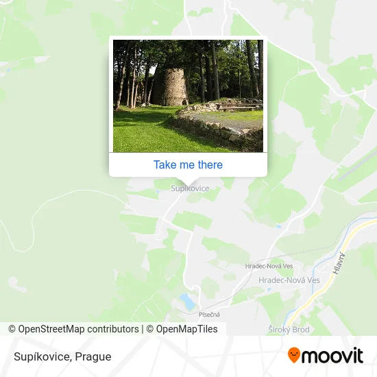 Карта Supíkovice