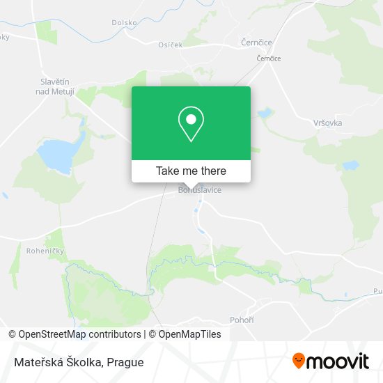 Mateřská Školka map