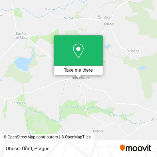 Obecní Úřad map