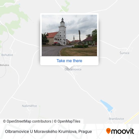 Olbramovice U Moravského Krumlova map